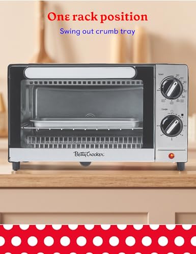 9L 2 Slice Toaster Oven (Black/Silver / 2-Slice)