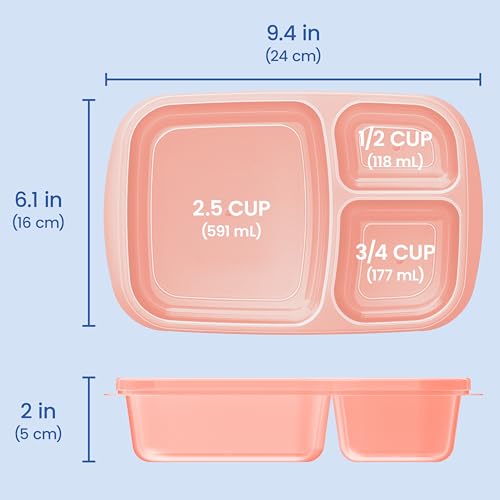 Reusable, BPA-Free, Microwave, Dishwasher & Freezer-Safe, Custom-Fit Lids, Lightweight (Pastels) (Pastels (4-Pack))