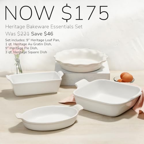 Stoneware 4 PC Heritage Bakeware Set (Artichaut)