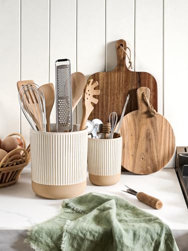 Ceramic Kitchen Utensil Holder (Line(L))