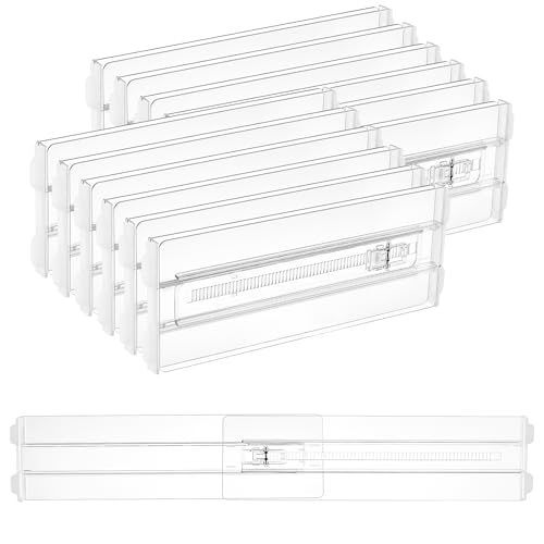 4" High Drawer Dividers for Clothes (4" H,13-22" L)