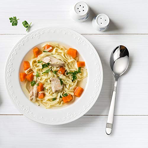 12 Pieces Stainless Steel Dinner Spoons