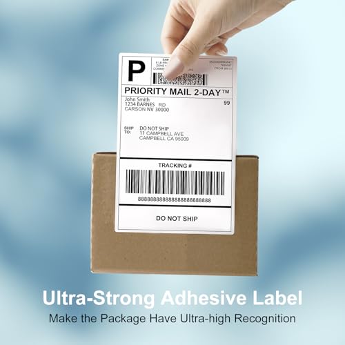 4x6 Direct Thermal Shipping Labels for Packages (18.99 Count)