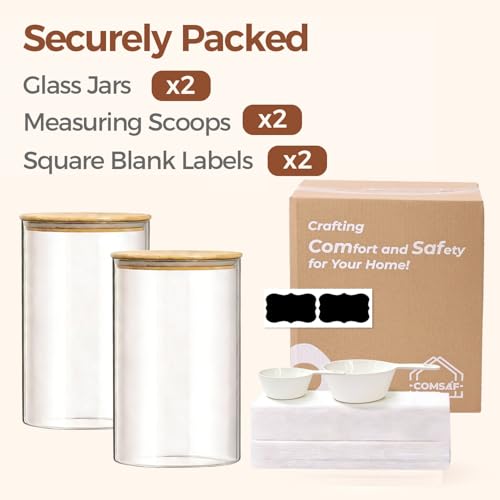 Flour Sugar Storage Containers 4 Qt (4 Qt x 2)