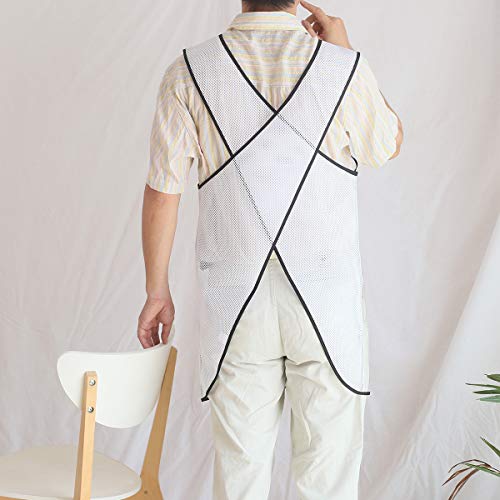 100% Waterproof Cross Back Apron With Pockets For Women Men Dishwashing
