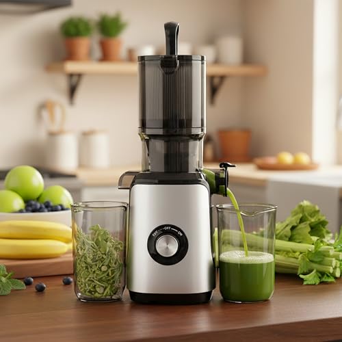 Cold Press Juicer (Silver / 200W)