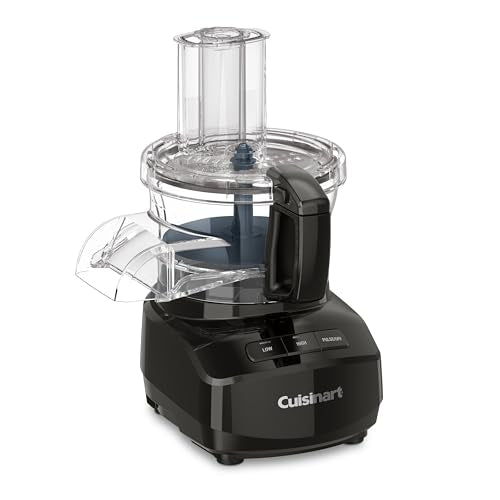 9 Cup Continuous Feed Food Processor with Fine and Medium Reversible Shredding and Slicing Disc (9 Cup / Black)