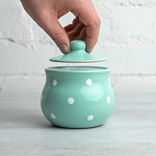 Ceramic Sugar Bowl with Lid
