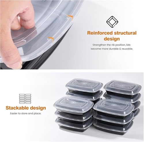 Glotoch Meal Prep Containers 1 (32oz-300pc)