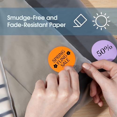 2" Circle Pink Direct Thermal Labels (Pink)