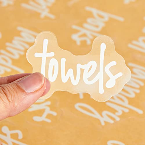 Laundry Room Organization Labels (141 Count)