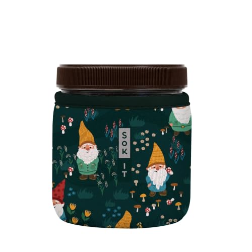 IceCreamSok Insulated Neoprene Cover (Rollin' with my Gnomies / Fits Talenti 16oz Pints)