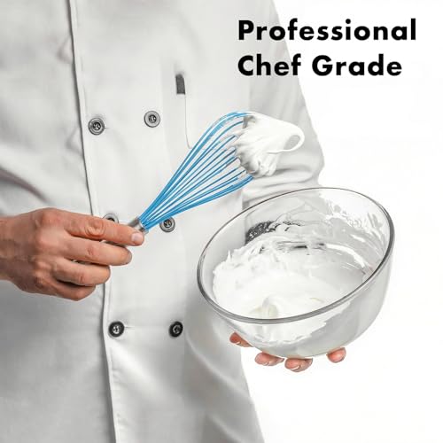 10 Inch Blue Silicone Whisk (10 inch blue)