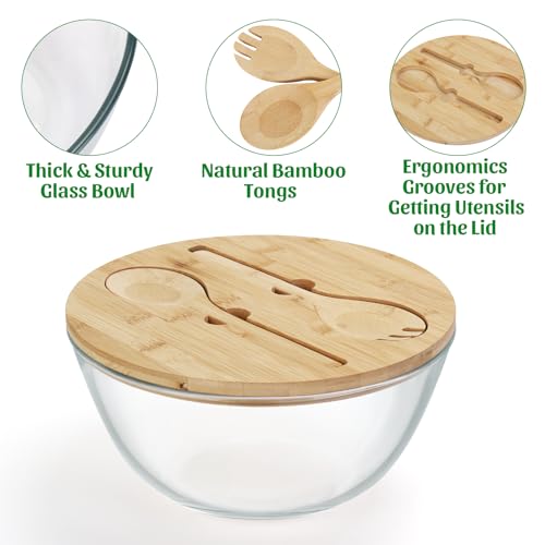 Glass Salad Bowl (Clear)