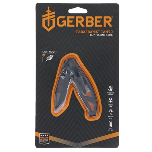 Gear Paraframe Tanto Pocket Knife (3" / Paraframe I (Tanto Serrated Edge))