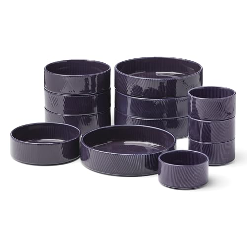898170 Modulus 12 (Nightshade / 12-Piece Dinnerware Set)