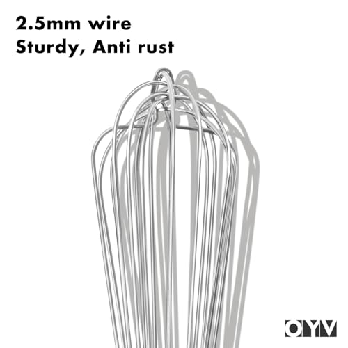18 10 Stainless Steel Large Whisk (17 inch silver)
