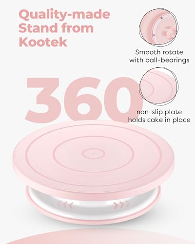 71 Cake Decorating Kit Baking Supplies Tools for Beginners & Pros (Light Pink)