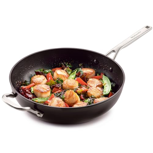 Hard Anodized Nonstick Stir Fry Pan (Wok (12.25"))
