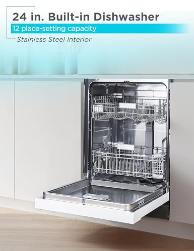 24" Built In Dishwasher (White - 100MW)