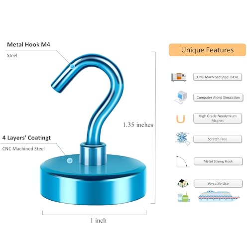 Magnetic Hooks (10 Count)