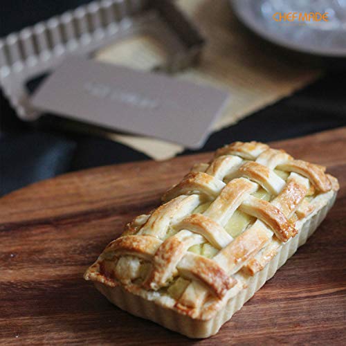 Mini Rectangle Tart Pan Set (2" x 4" 4Pcs)