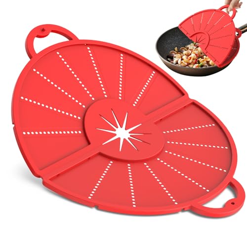 Foldable Silicone Splatter Screen for 10