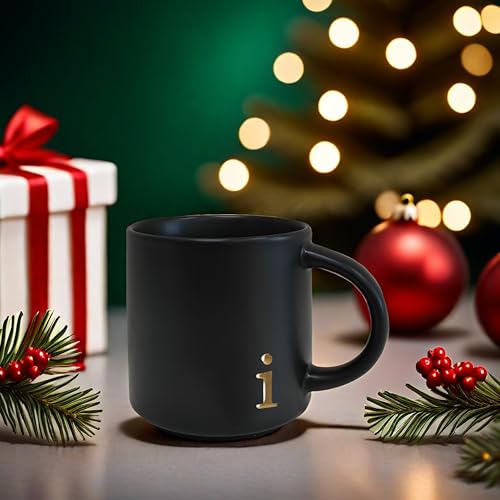 Black Ceramic Coffee Mug (Black-I)
