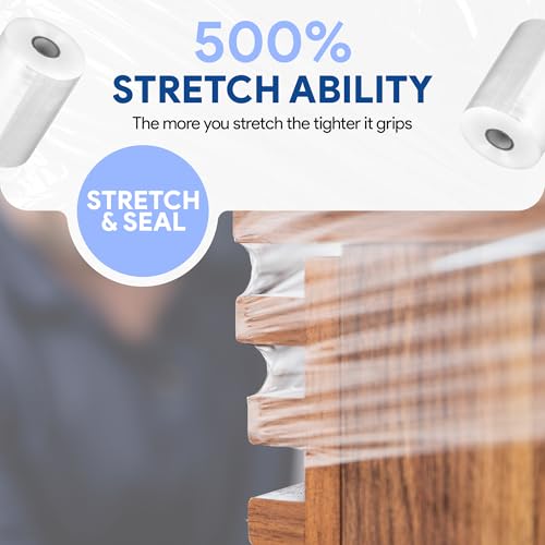 5" Plastic Stretch Film Wrap with Handles