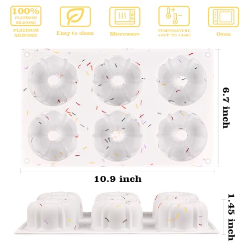 2 Pcs Mini Fluted Cake Pan (Fluted Tube Pan C - 2 Pack)