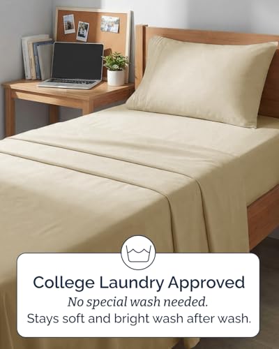 Twin XL 3 Piece Sheet Set (13 - Beige / Twin XL)