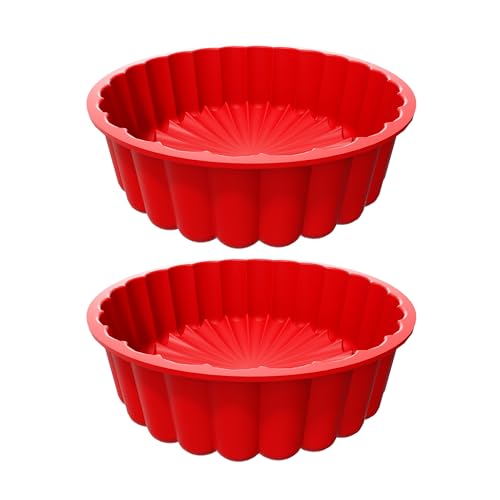 Silicone Springform Pan Protector for 7.5inch Pans (8 inch +2 packs)