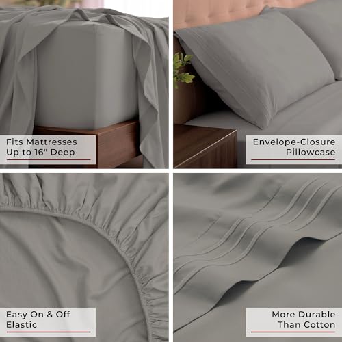 Iconic 4 Piece (1875 Taupe / California King)