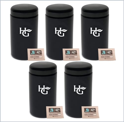 2 Oz Airtight Ultraviolet Jar (5Pack-1L)