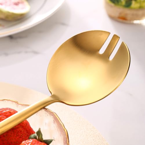Gold Salad Serving Utensils (Gold)