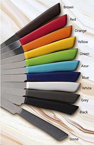 6 kitchen Knives Set (Yellow)