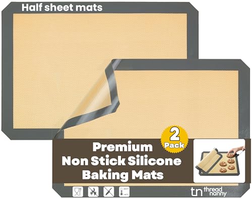 Silicone Baking Mat 2 Pack (Baking Mat / 2 Half Sheets)