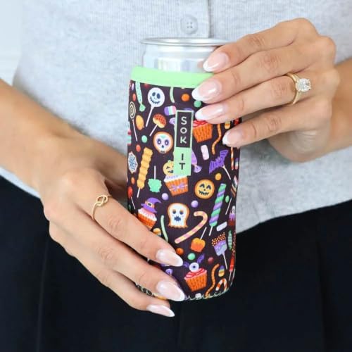 CanSok Sleeve for Beer & Soda Insulated Neoprene Cover (Creep It Sweet / 12oz Can Sleeve)