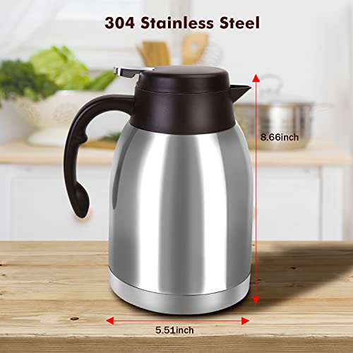 54oz Thermal Coffee Carafe (Silver)