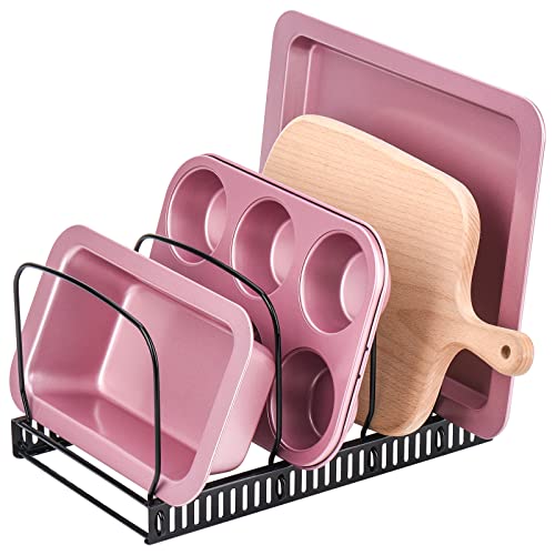 10+ Bakeware Organizer Rack for Kitchen Bakeware (Black / Bakeware Organizer)