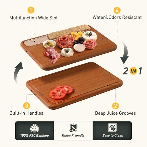 2 Packs Wood Cutting Board
