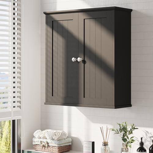 Bathroom Wall Cabinet (Black)