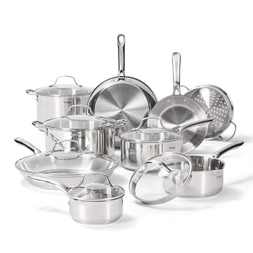 Gourmet 15 Piece Stainless Steel Pots and Pans Set (Cookware Set / 15-Piece)