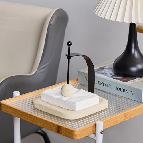 Natural Travertine Napkin Holder