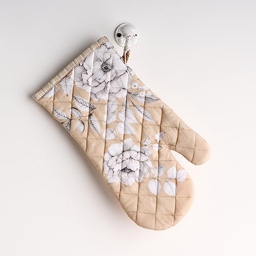 Maison d'Hermine Oven Gloves 100% Cotton Oven Mitt (040 - Pretty Autumn / 7.5" x 13" (Oven Mitt))