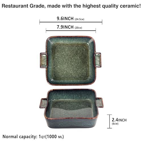 Ceramic Casserole Baking Dish (2 Count)