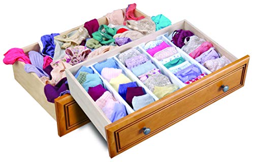 Dial Industries Dresser Drawer Organizer Dividers (4.5 in Deep, (Set of 2))