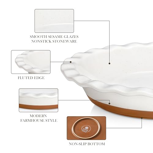 Ceramic Pie Pan Set of 2 (2 Count)