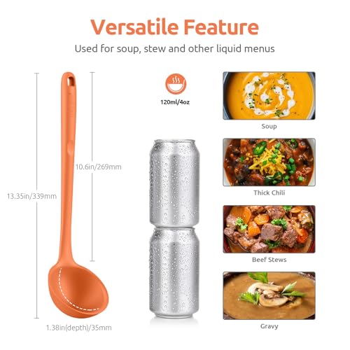 13 inch Silicone Soup Ladle