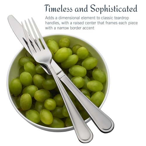 Virtuoso Frost Flatware Service for 12 (Virtuoso Frost / 65 Piece Set)